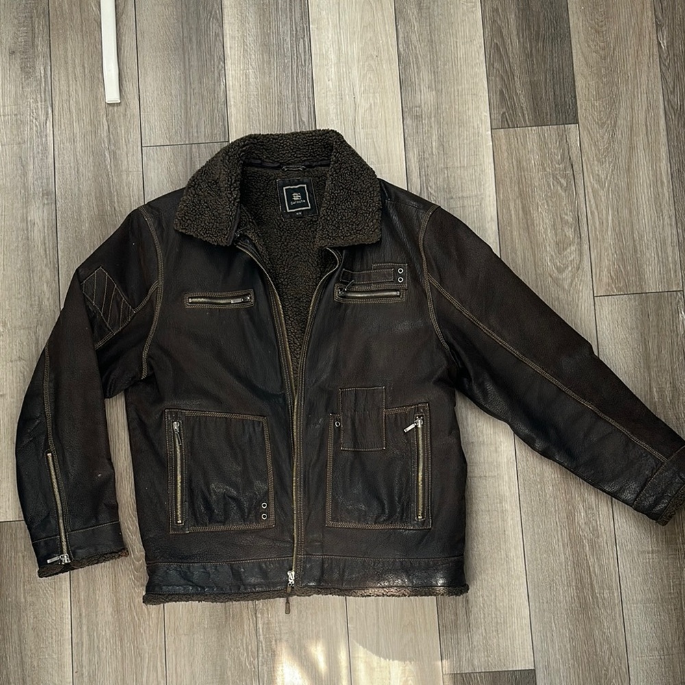 Men's brown Leather Jacket
